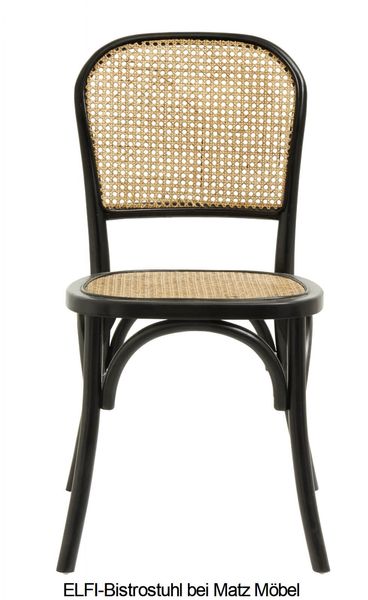 ELFI, Stuhl Rattan natur-braun Wiener Geflecht 2 Stück