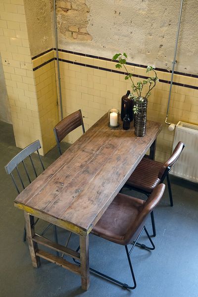 EVA, Esstisch B 149 cm Recyclingholz