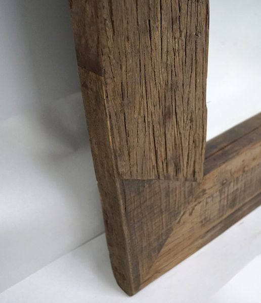 TACO, großer Spiegel 200 cm mit Altholz Rahmen