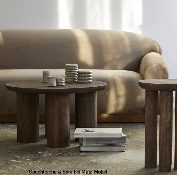 HELLA, Designer Couchtisch rund 70 cm