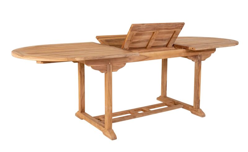 Gartentisch IKE oval Holz L 180 auf 240 cm ausziehbar