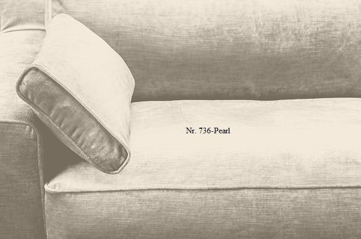 JOSUA, Designer Sofa Samt 4 Sitzer viele Farben