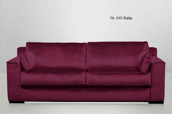 JOSUA, Samt Sofa 3 Sitzer, Designermöbel