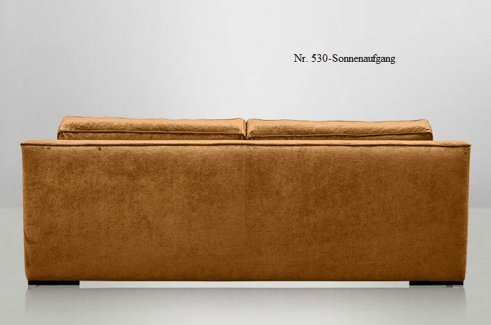 JOSUA, Samt Sofa 3 Sitzer, Designermöbel
