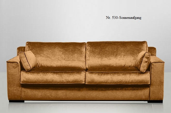 JOSUA, Samt Sofa 3 Sitzer, Designermöbel