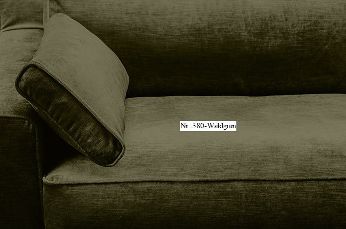 JOSUA, Couch Samt 4 Sitzer, Designer Samtsofa
