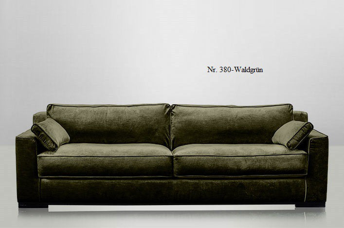 JOSUA, Couch Samt 4 Sitzer, Designer Samtsofa
