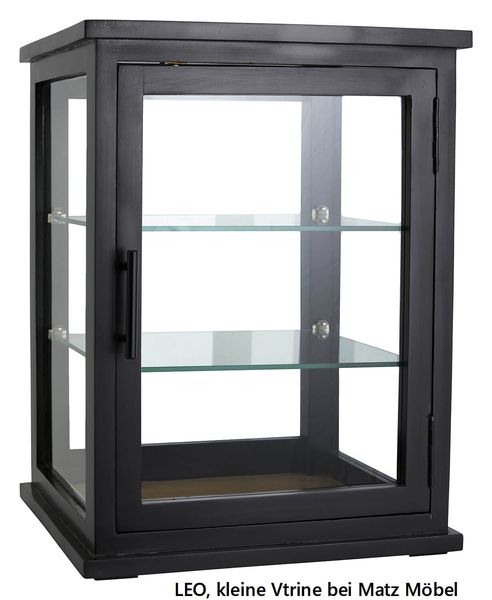 LEO, kleine Vitrine, Tischvitrine