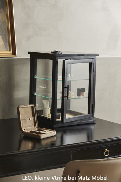 LEO, kleine Vitrine, Tischvitrine
