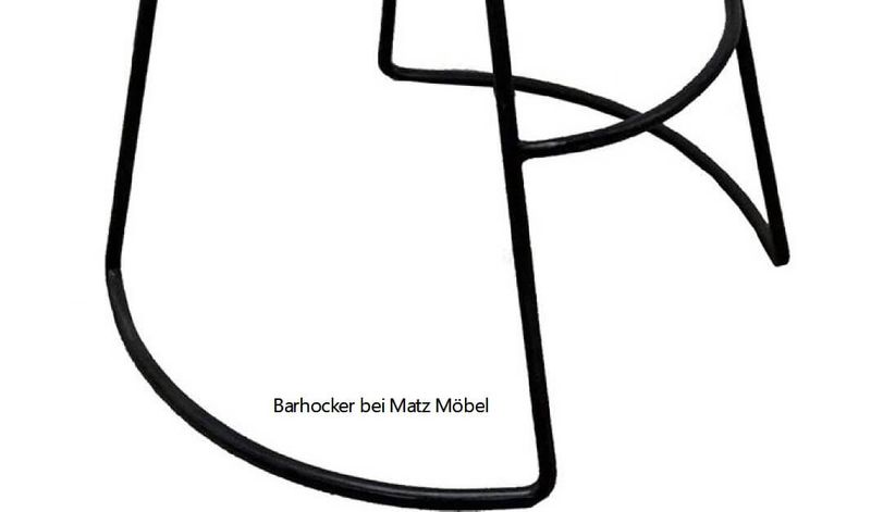 MARTIN, Barhocker 2 Stück Ledersitz