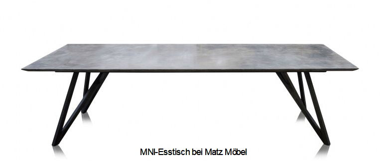 MINI, Designer Esstisch schwarz-grau, Spidertisch