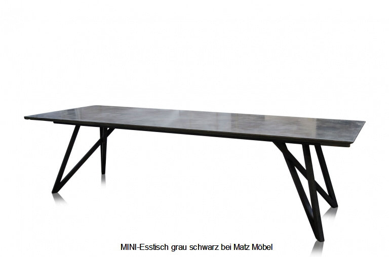 MINI, Designer Esstisch schwarz-grau, Spidertisch