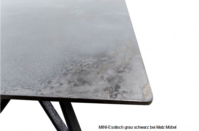 MINI, Designer Esstisch schwarz-grau, Spidertisch