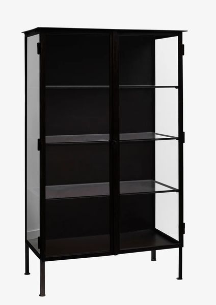 Vitrine Metall H 153 cm Industriedesign