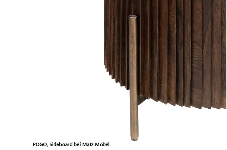 POGO, Designer Sideboard Holz-Metall