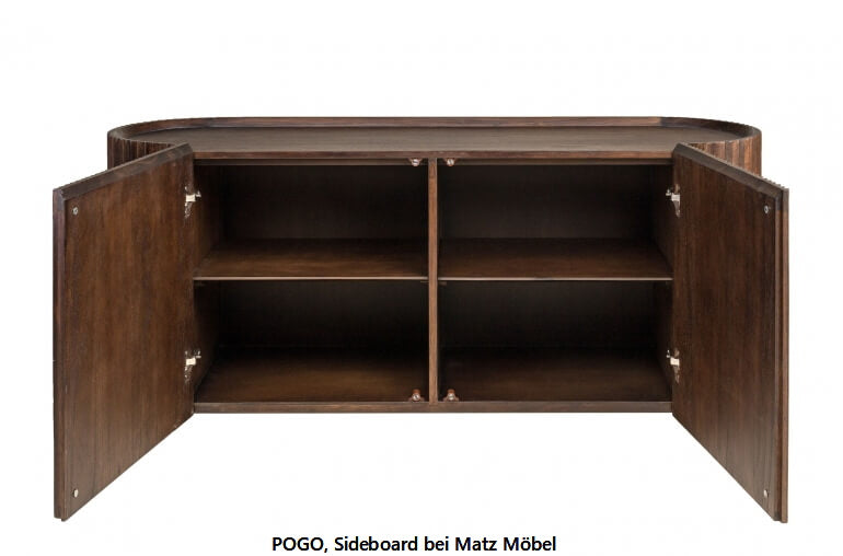 POGO, Designer Sideboard Holz-Metall