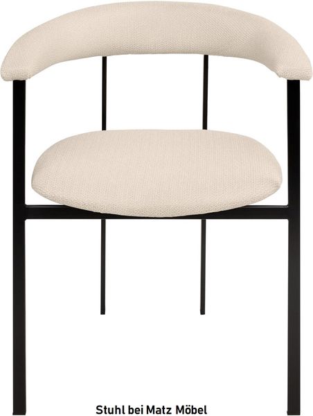 PORTO, Designer Esszimmerstuhl weiß schwarz