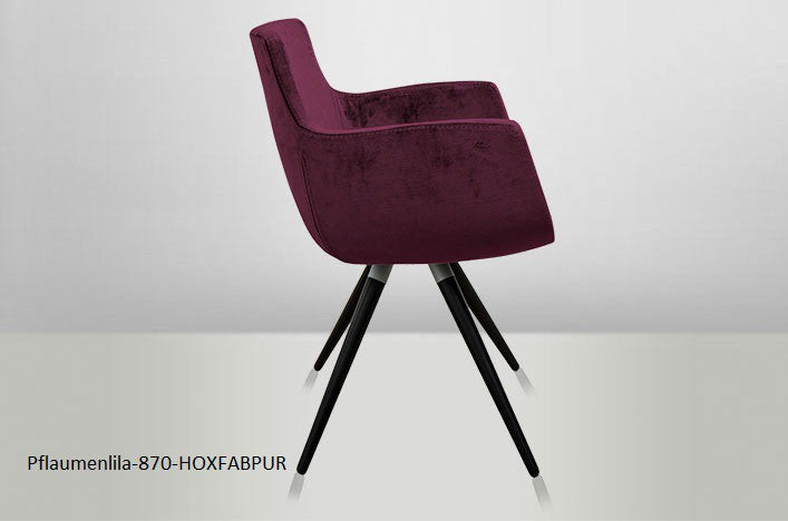 TILO, Stuhl Samt rot blau