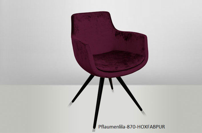 TILO, Stuhl Samt rot blau