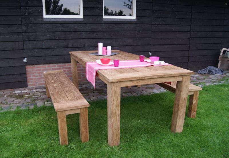 ROY, Gartenbank Holz viele Größen im Landhausstil