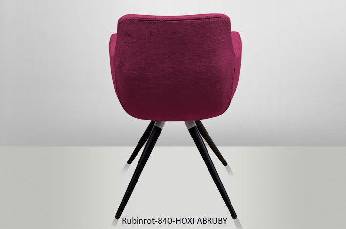 TILO, Stuhl Samt rot blau