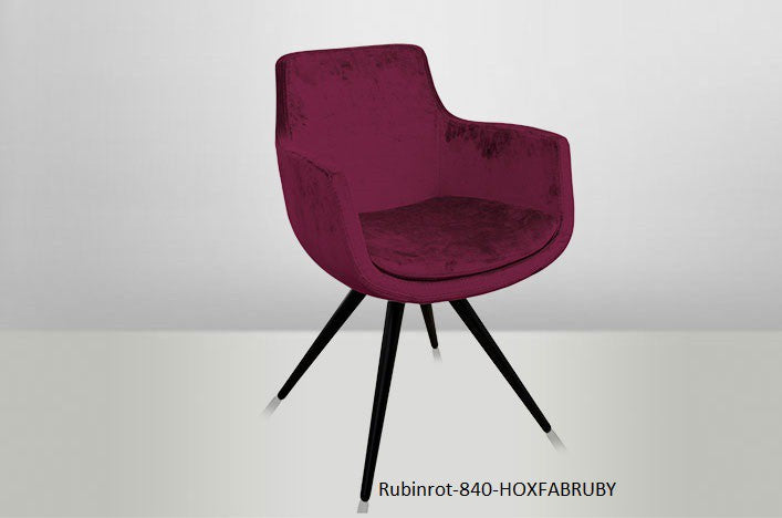 TILO, Stuhl Samt rot blau