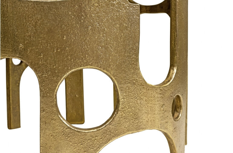 SAVA, Designer Beistelltisch gold rund