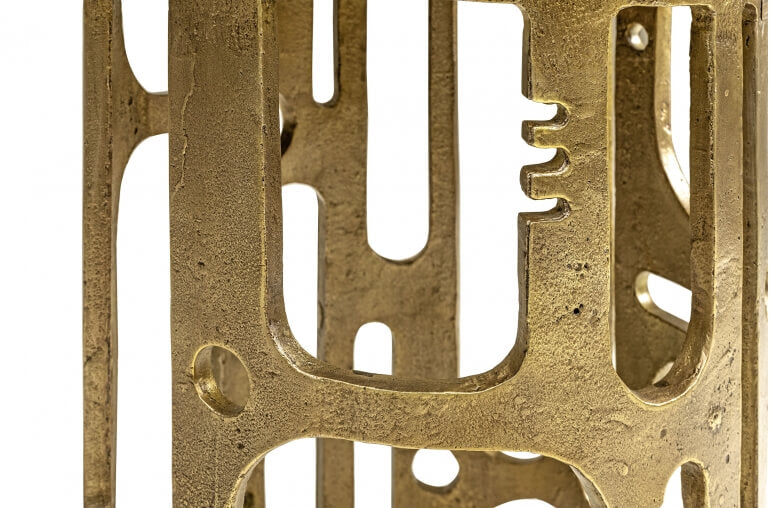 SAVA, Designer Hocker gold rund