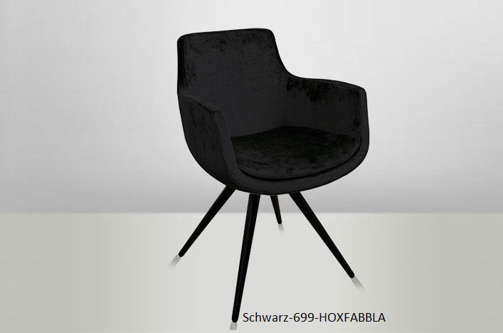 TILO, Stuhl Samt dunkle Farben