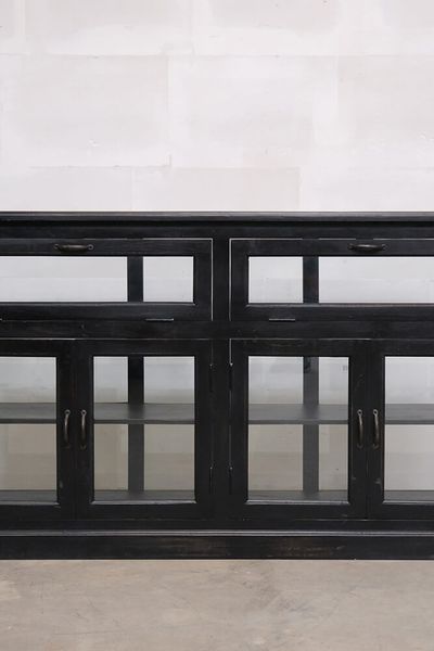 SAM, alter Tresen shabby, antike Theke, Ladentresen-Vitrine