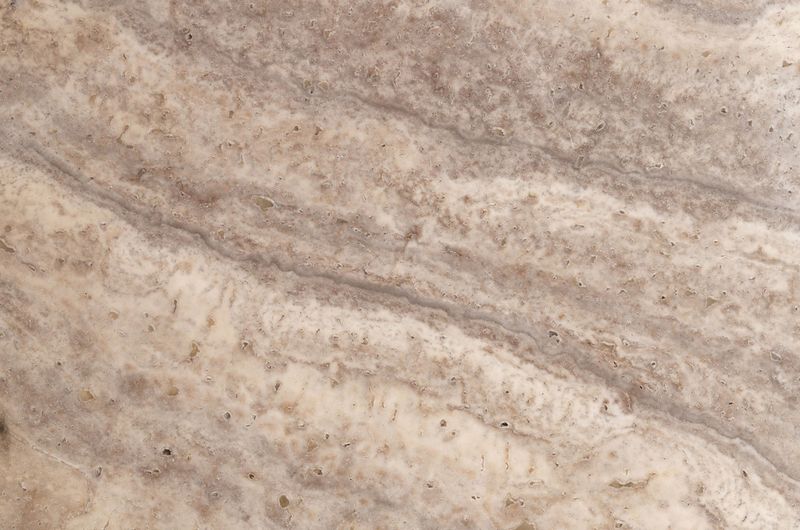 XENA, Couchtisch grau Travertin-Marmor