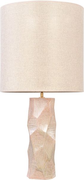 T3, Designer Tischlampe abstraktes Muster pastell