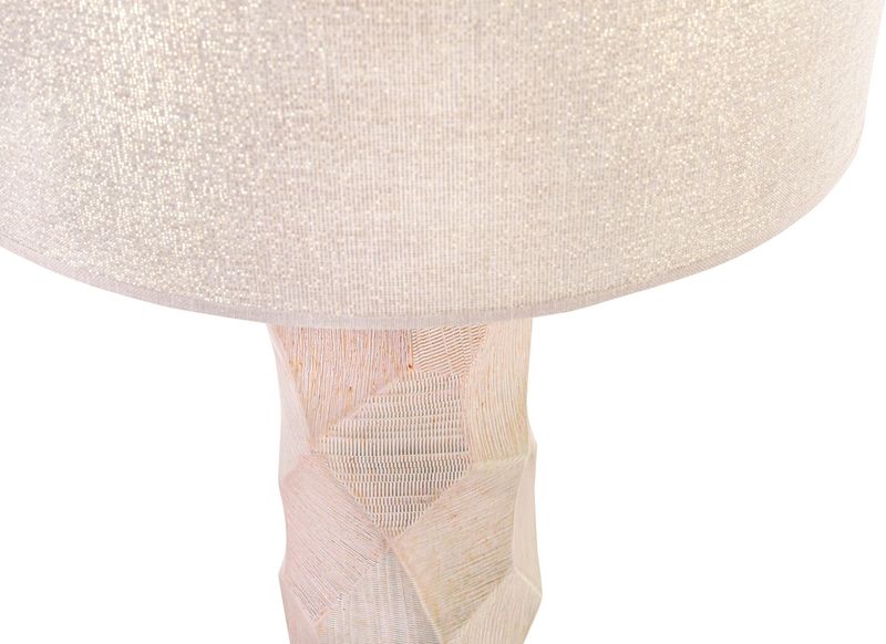 T3, Designer Tischlampe abstraktes Muster pastell
