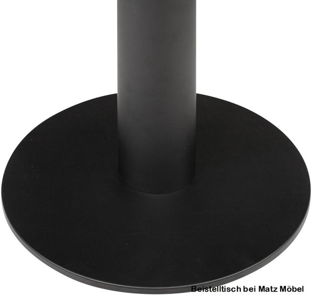 AIDA, Beistelltisch rund D 50 cm schwarz-gold