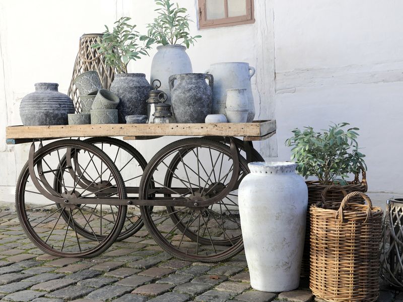 01, Alter Marktwagen, Blumenwagen