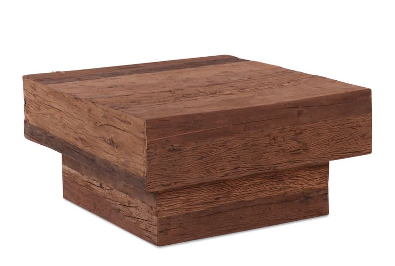 CISCO, Altholz Couchtisch quadratisch 90 x 90 cm