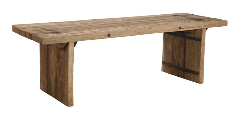 Altholz Esstisch TONJA natur L 243 cm, Unikat