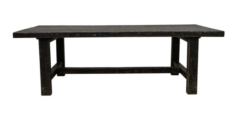 Esstisch HAJA vintage schwarz B 244 cm, Landhaus Esszimmertisch