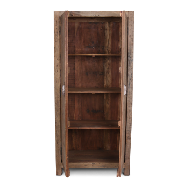 Altholz Schrank SANO, B 90 cm 2 Türen, Wäscheschrank