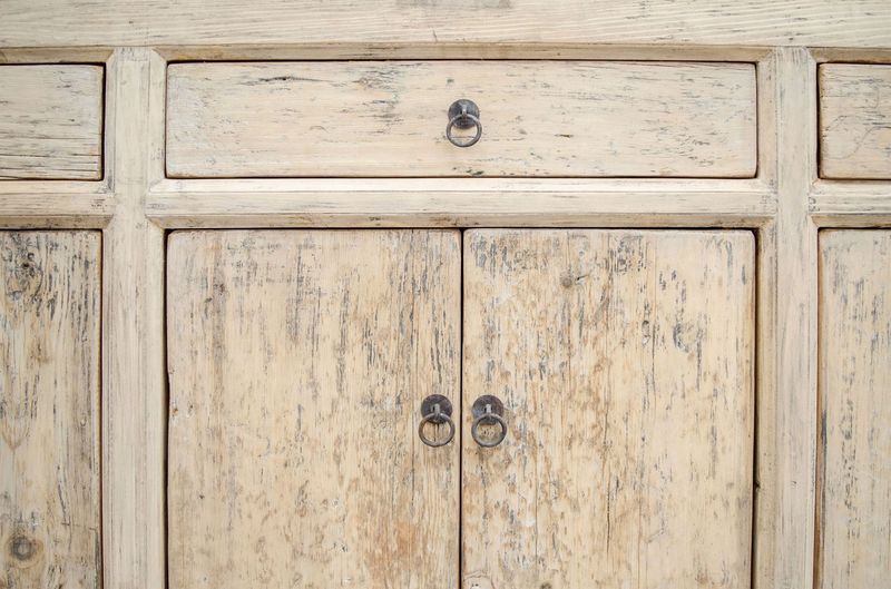 SAIKA 2, Altholz Sideboard B 200 cm, Landhausstil Anrichte