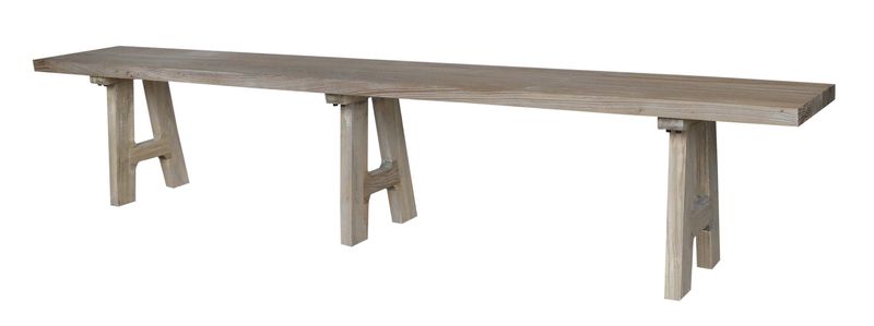 Altholz Sitzbank 240 cm lang, Recyclingholz Bank