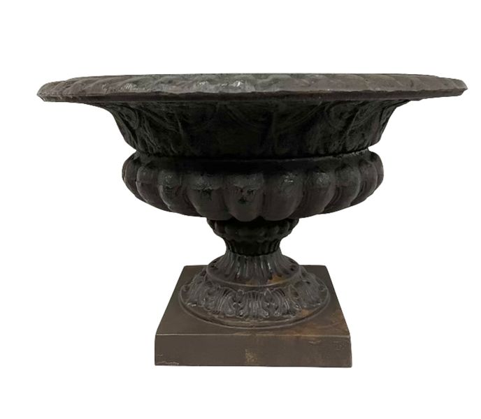 Amphore, Pflanzschale aus Gusseisen D 46 cm