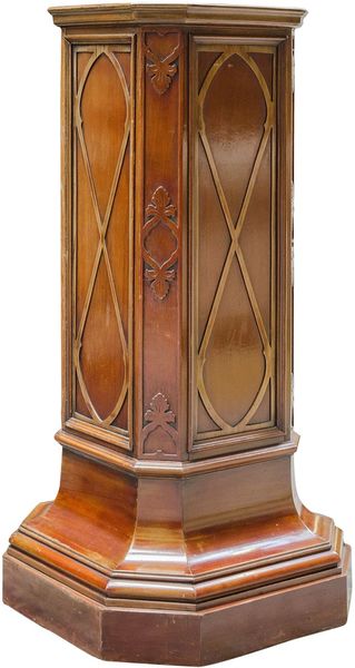 Antike Holzsäule "Napoleon III"