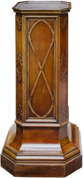 Antike Holzsäule "Napoleon III"