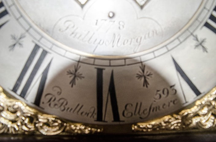 U7, Alte Standuhr von 1840 aus Schottland, antike Möbel