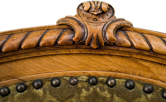 Antike Stühle Henry II aus Frankreich, antikes Stuhl Set 2 Stück