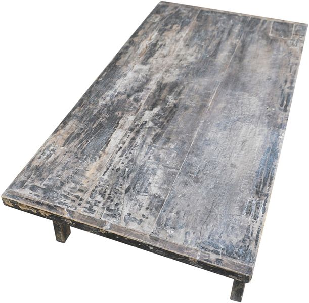 JANE, Alter Couchtisch altes Holz B 164 cm Unikat