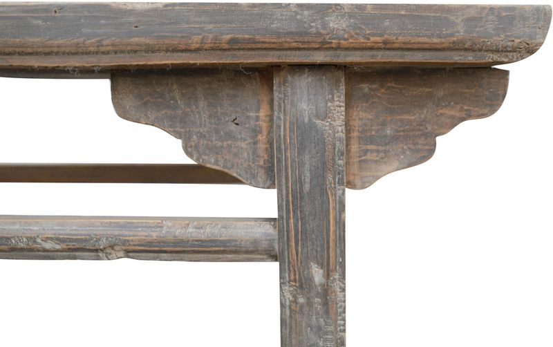 Altholz Konsolentisch B 274 cm antik, antike Konsole Altholz massiv, antike Möbel