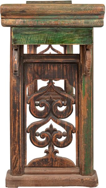 Qing-Konsolentisch antik 150 Jahre alt shabby grün B 270 cm