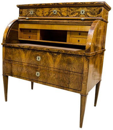 LIA, Antiker Schreibtisch, Sekretär von 1860